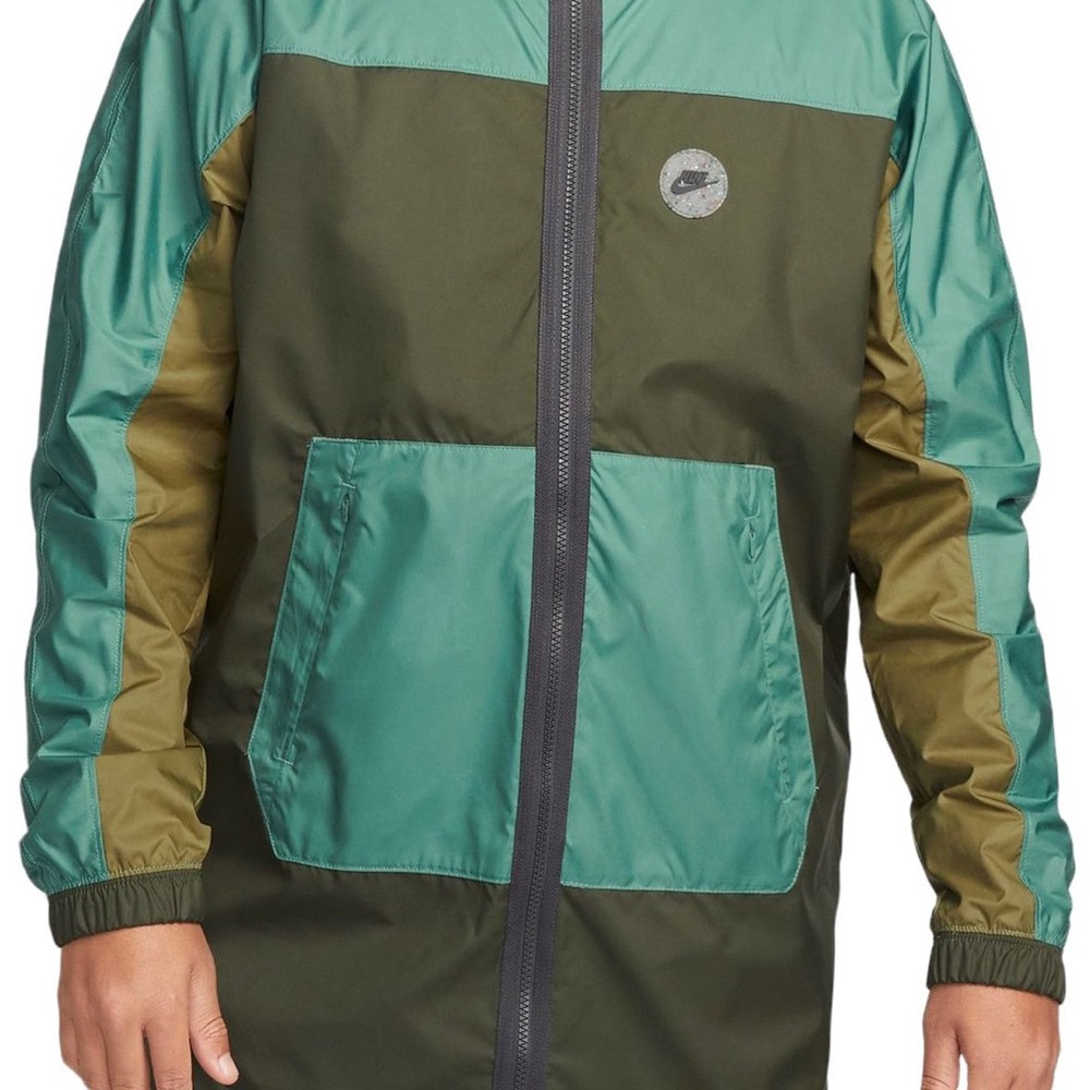 Nike Men's Green and Olive windbreaker